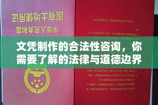 九寨沟文凭制作的合法性咨询，你需要了解的法律与道德边界