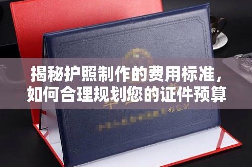 九寨沟揭秘护照制作的费用标准，如何合理规划您的证件预算