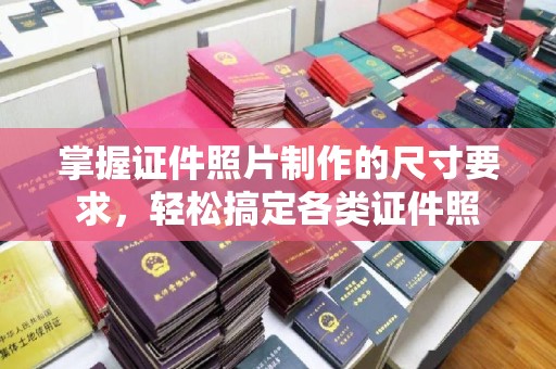 九寨沟掌握证件照片制作的尺寸要求，轻松搞定各类证件照