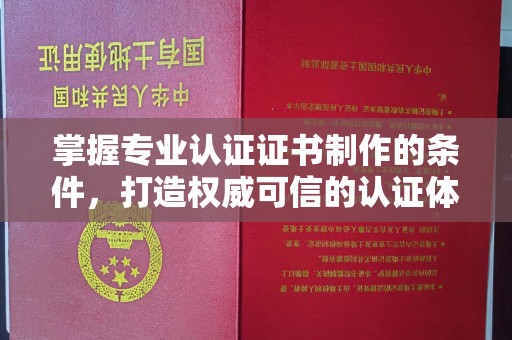 九寨沟掌握专业认证证书制作的条件，打造权威可信的认证体系