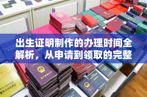 九寨沟出生证明制作的办理时间全解析，从申请到领取的完整指南