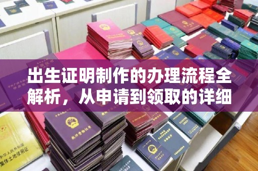 九寨沟出生证明制作的办理流程全解析，从申请到领取的详细指南