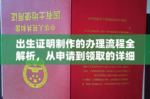九寨沟出生证明制作的办理流程全解析，从申请到领取的详细指南
